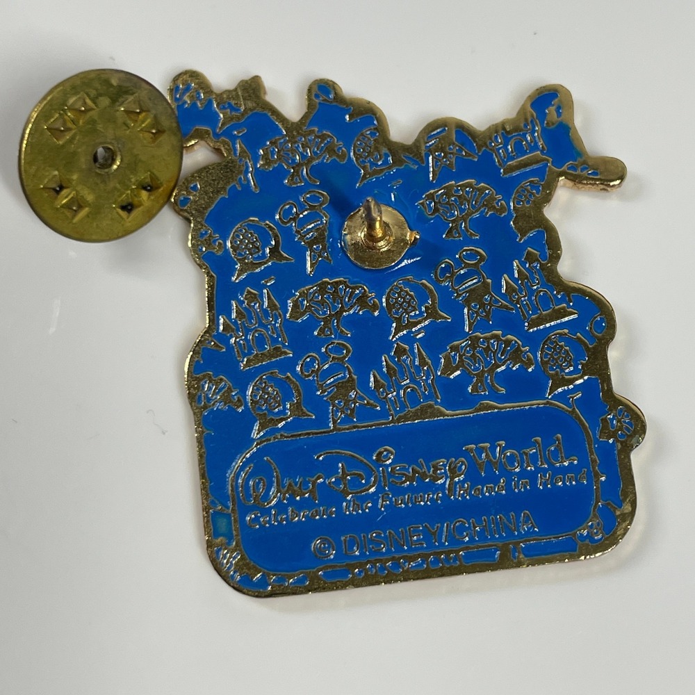 Disney Pin Walt Disney World 2000 Megan Mickey Donald Goofy Millennium Vintage - Picture 4 of 6